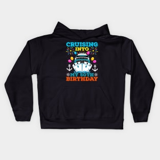 Cruising Into My 50th Birthday Party, Cruise Theme Birthday Kids Hoodie